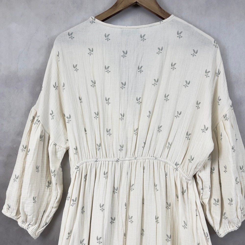 Worth Collective Womens Dress Size Large Boho Prairie Cotton Midi Cottagecore - Picture 6 of 12